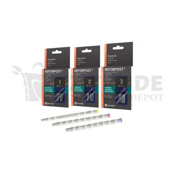 Reforpost Glass fiber cylindrical posts Pack with 10 posts