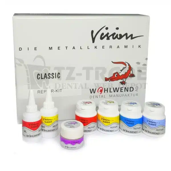 סט מקצועי לתיקון חרסינה במעבדה Vision Wohlwend